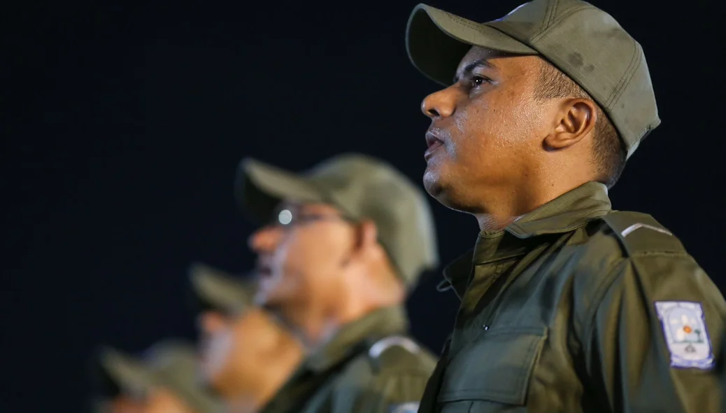Cerimônia de formatura dos soldados da Polícia Militar
