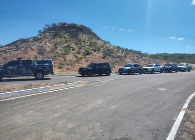Cinco carros foram apreendidos
