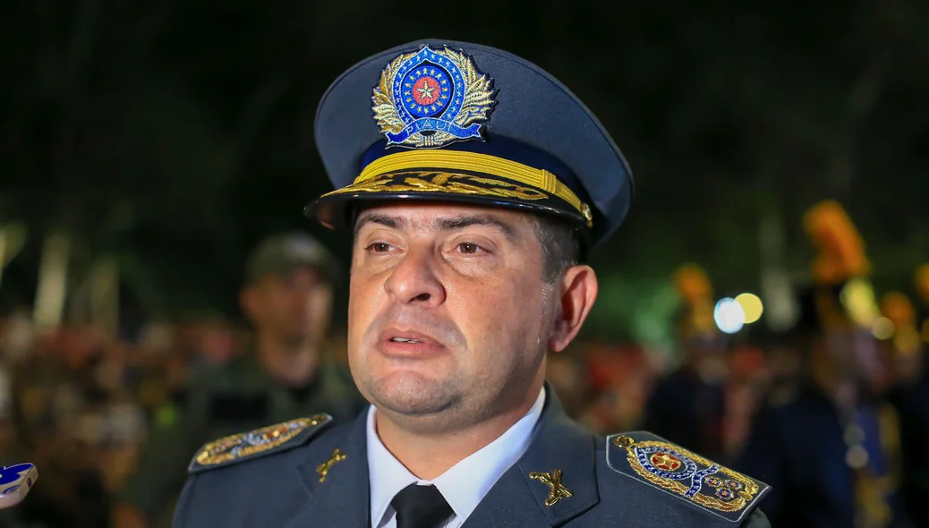 Coronel Scheiwann Lopes, comadante-geral da PM-PI