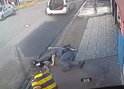 Criminoso toma arma de PM e atira em dois policiais em São Paulo