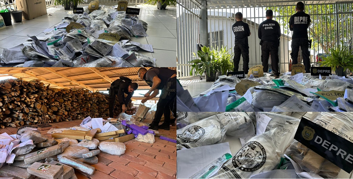 Depre incinera 138kg de entorpecentes nesta segunda-feira (26)