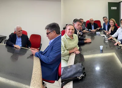 Deputados estaduais do MDB com Themístocles Filho