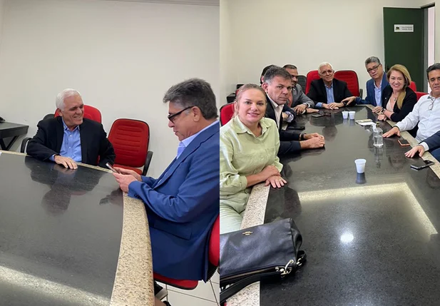 Deputados estaduais do MDB com Themístocles Filho