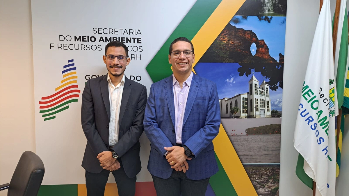 Derick Kawan e secretário Daniel Oliveira