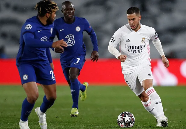 Eden Hazard jogando pelo Real Madri