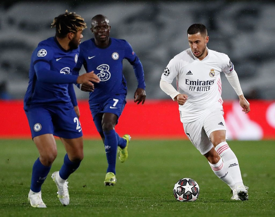 Eden Hazard jogando pelo Real Madri