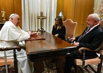 Encontro entre papa Francisco e presidente Lula