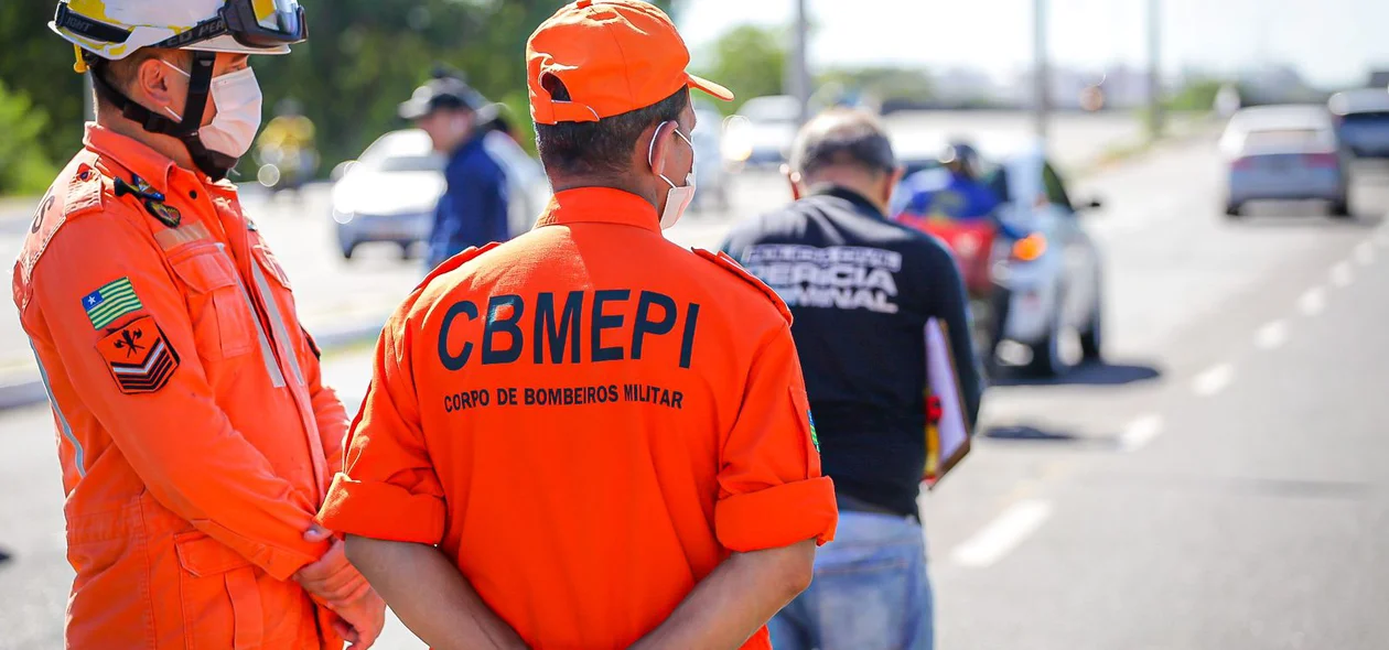 Equipe do Corpo de Bombeiros Militar