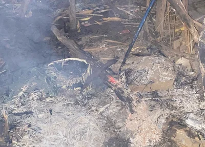 E.S.L incendiou colchão, roupas e outros objetos