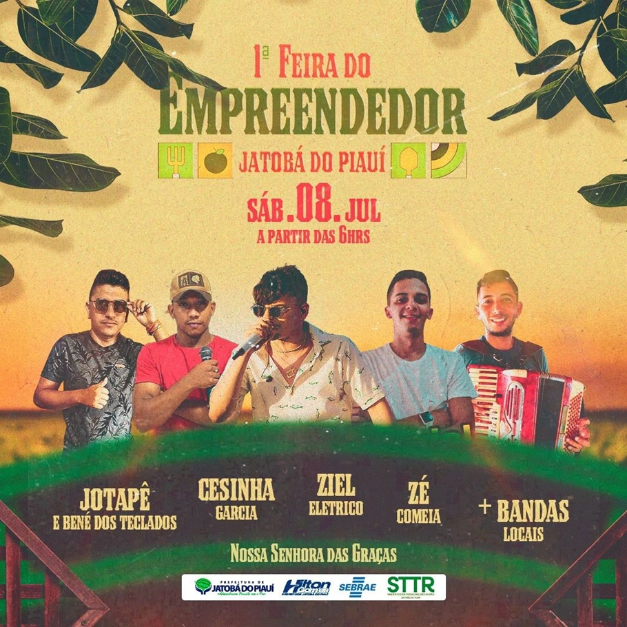 Feira do Empreendedor de Jatobá terá shows e bingo de mil reais