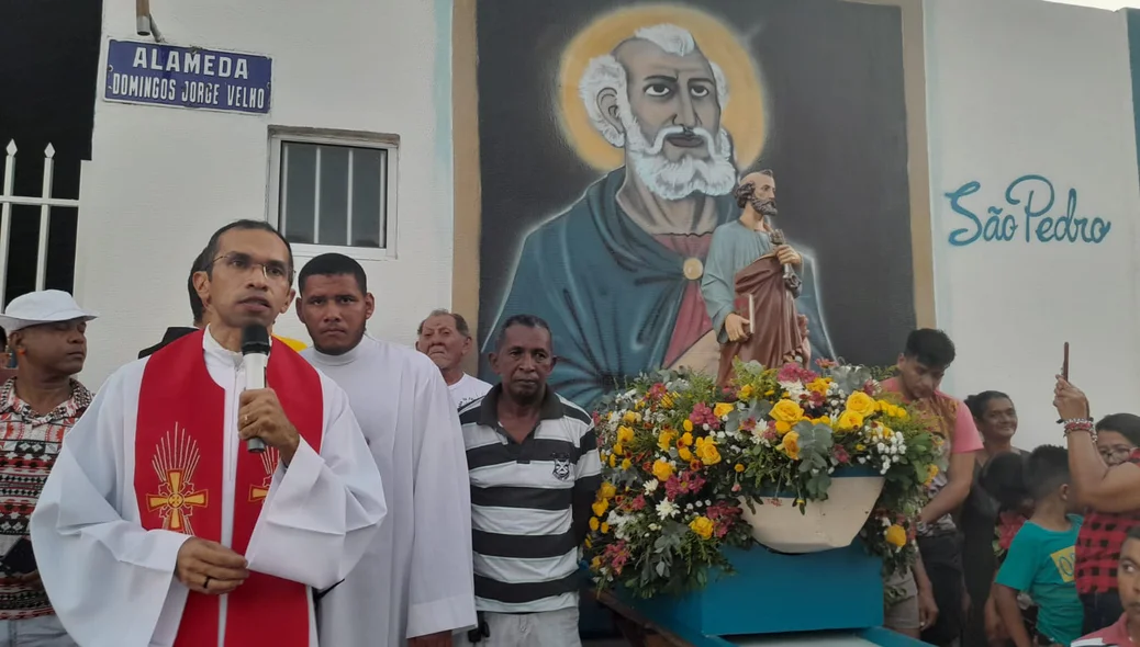 Festejo de São Pedro no bairro Poti Velho