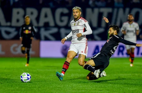 Flamengo foi goleado pelo Bragantino por 4 a 0