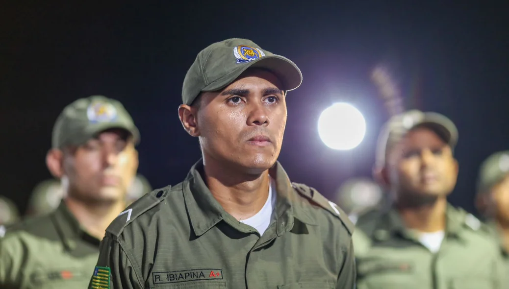 Formatura dos soldados da PM do Piauí