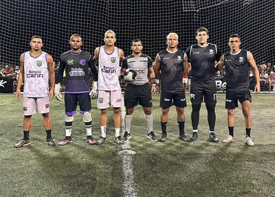 Gabriel Veron participou de desafio x2 enquanto passa férias em Assú-RN