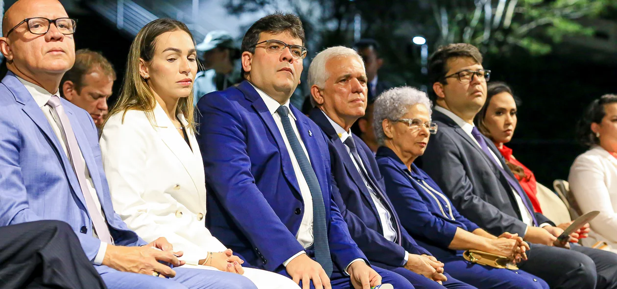 Governador Rafael Fonteles e o vice-governador Themístocles Filho