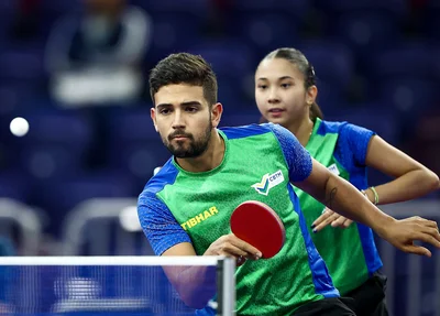 Guilherme Teodoro e Giulia Takahashi avançam para a final do Sul-Americano de Tênis de Mesa