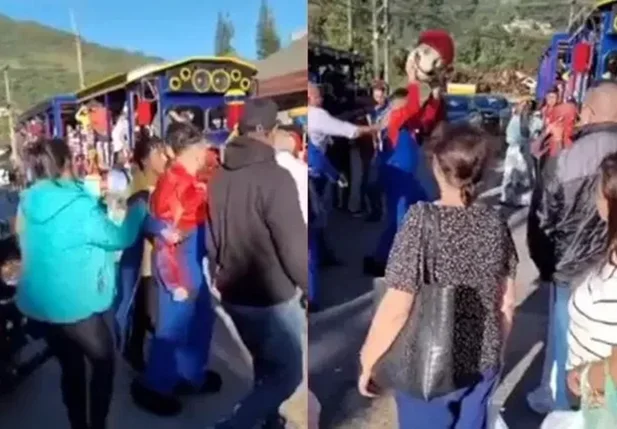 Homem-Aranha, Super Mário e Pantera Negra se envolvem em confusão