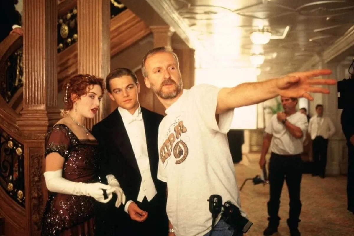 James Cameron dirigiu o filme "Titanic"