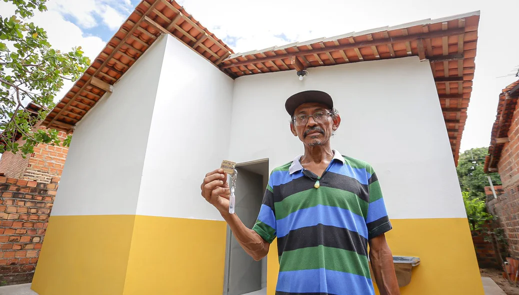 Jefferson Santos, morador da comunidade