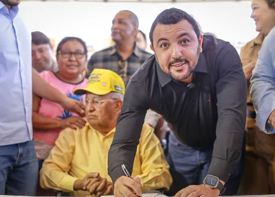 João Duarte assina ordem de serviço para execução da obra