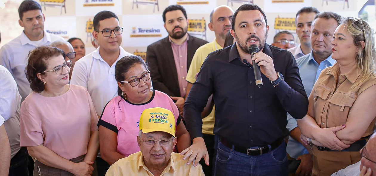 João Duarte durante seu pronunciamento