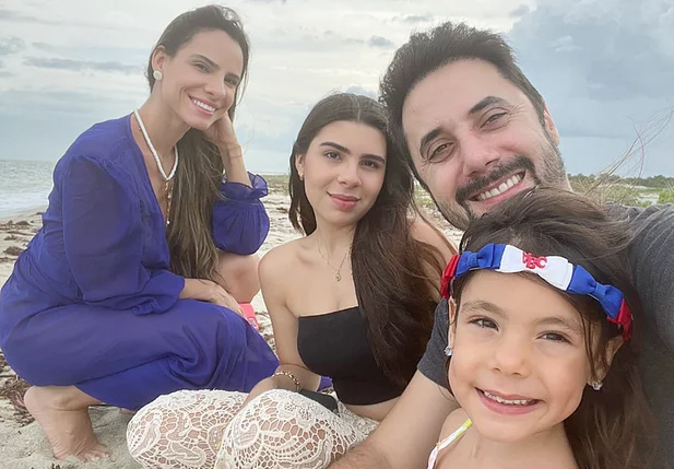 Juliana Concesso; Giovanna Concesso; Arcedino Concesso e Nicole Concesso