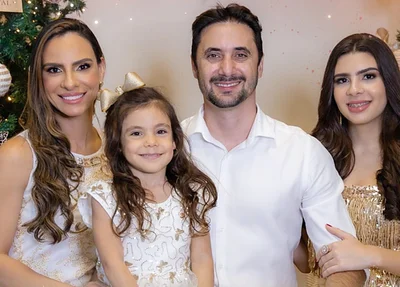 Juliana Concesso; Nicole Concesso; Arcedino Concesso e Giovanna Concesso