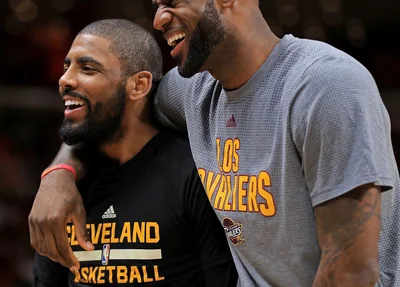 LeBron James e Kyrie Irving venceram juntos as finais da NBA em 2018