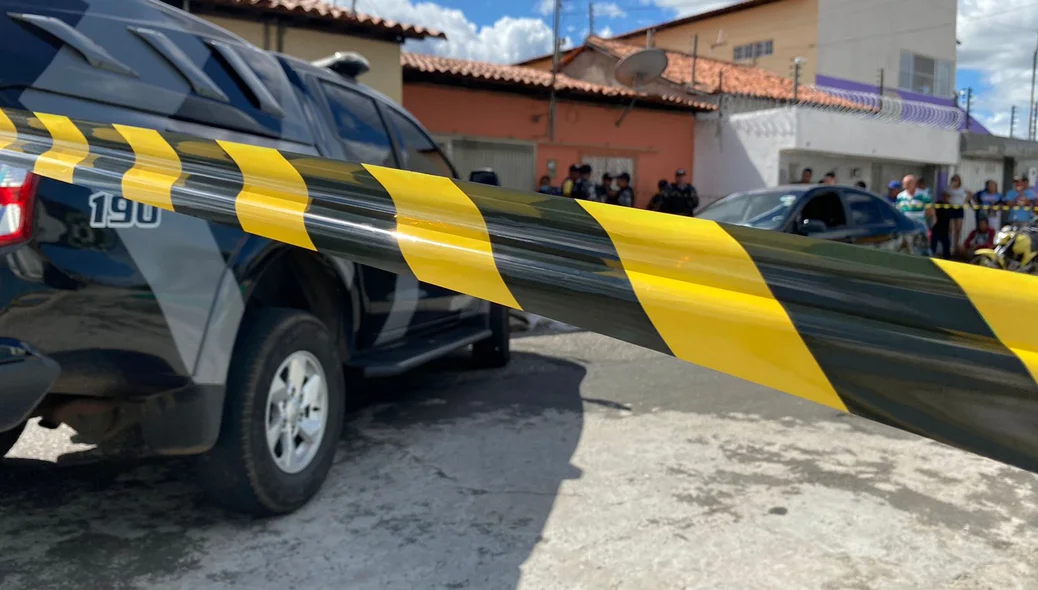 Local onde a vítima foi assassinada