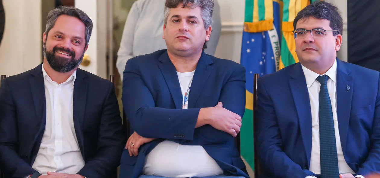 Marcelo Nolleto, Pablo Santos e Rafael Fonteles