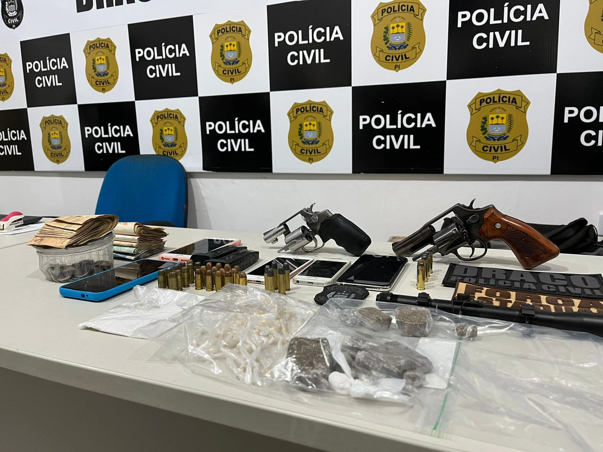 Material apreendido durante Operação DRACO 43