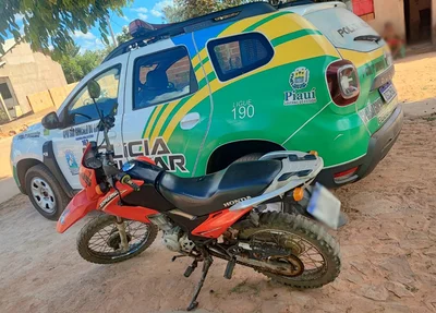 Motocicleta furtada foi recuperada pelo GPM de São Gonçalo do Gurguéia