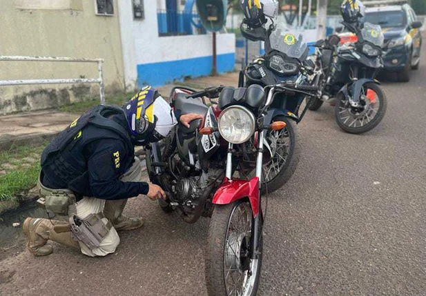 Motocicleta recuperada