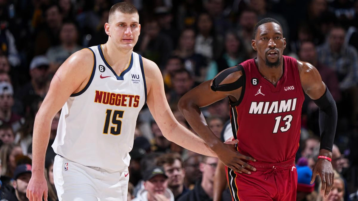 Nikola Jokic e Bam Adebayo