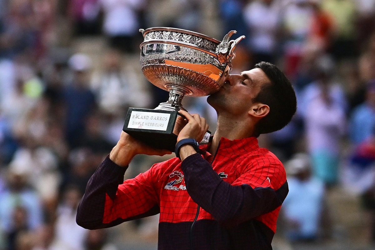 Novak Djokovic é o maior vencedor de Grand Slam do tênis