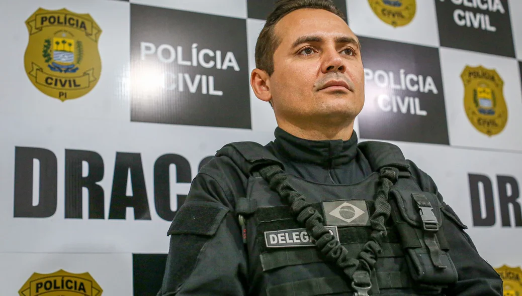 O delegado Charles Pessoa explicou que foram feitas quatro prisões de faccionados em Teresina e Parnaíba