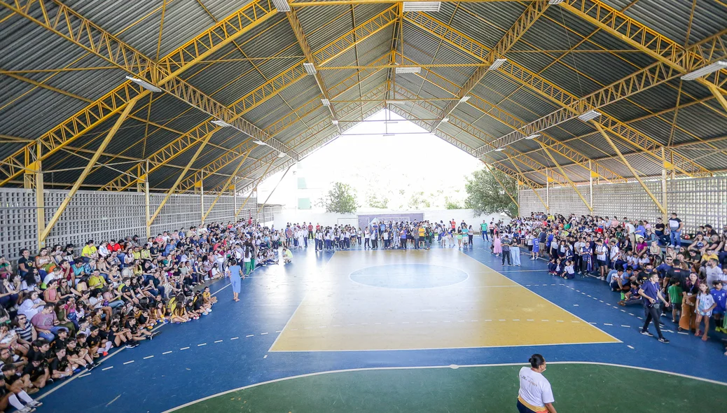 O evento aconteceu no ginásio da Estácio