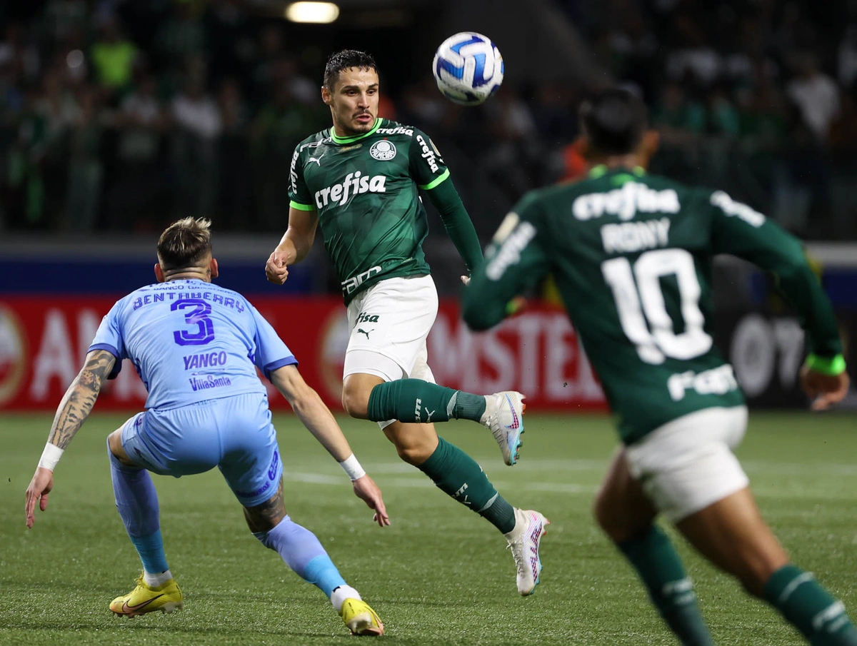 Palmeiras venceu Bolívar por 4 a 0