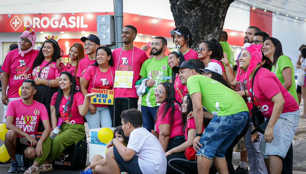 Participantes da Caminhada da Fraternidade
