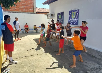 Participantes do "Fábrica dos Campeões"