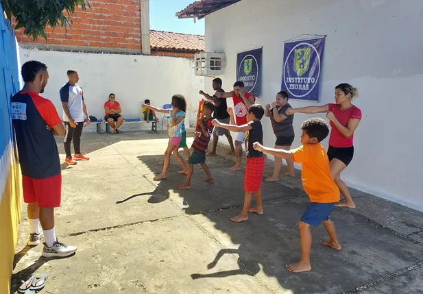 Participantes do "Fábrica dos Campeões"