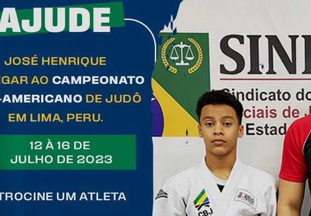 Piauiense realiza campanha para disputar Pan-Americano de Judô