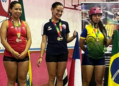 Piauiense Victoria Honorato leva o bronze no Sul-Americano de Patinação