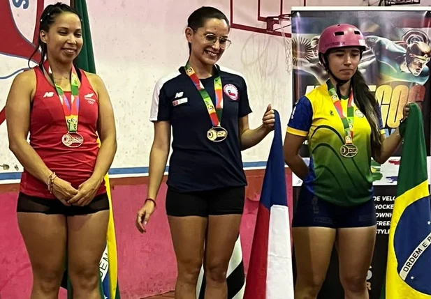 Piauiense Victoria Honorato leva o bronze no Sul-Americano de Patinação