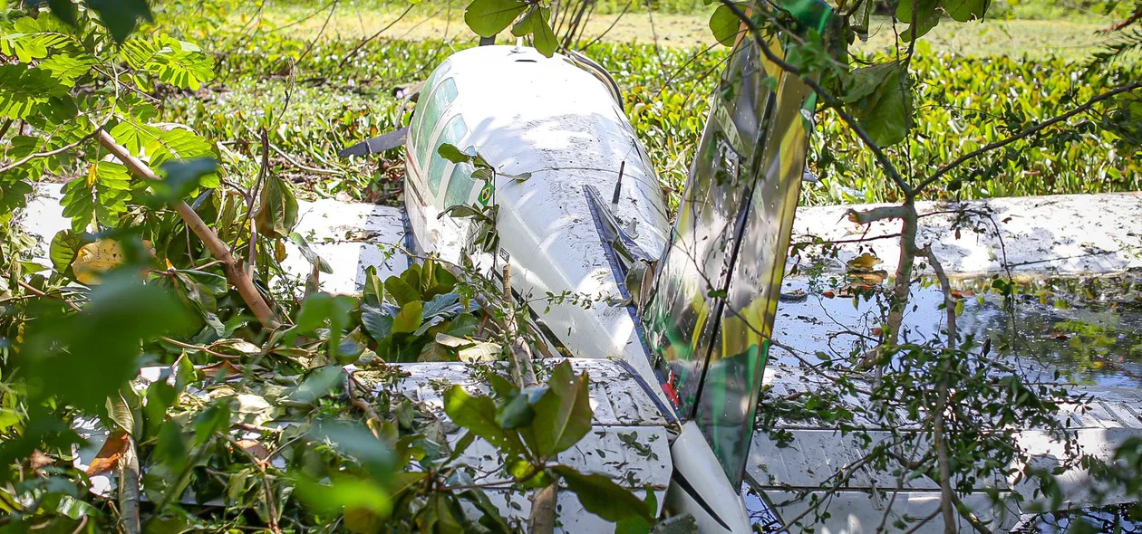 Piloto da aeronave alegou falha motora