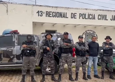 Polícia prende acusado de matar homem durante bebedeira em Jaicós