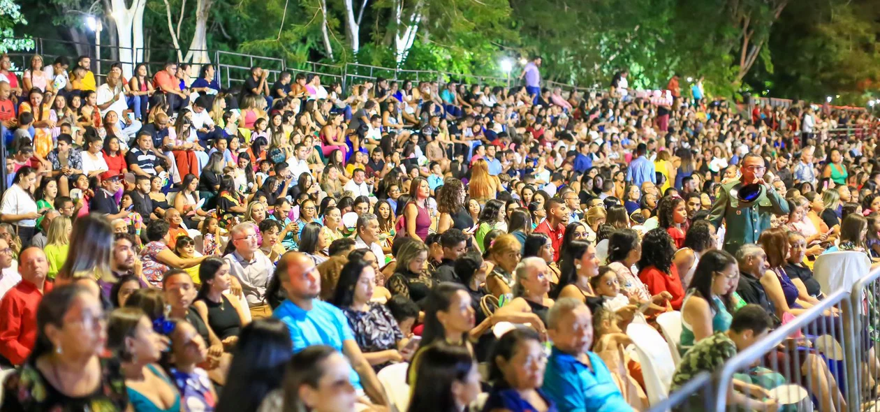 População presente no evento