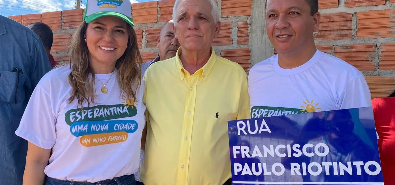 Prefeita Ivanária e Themístocles entregam obras para população