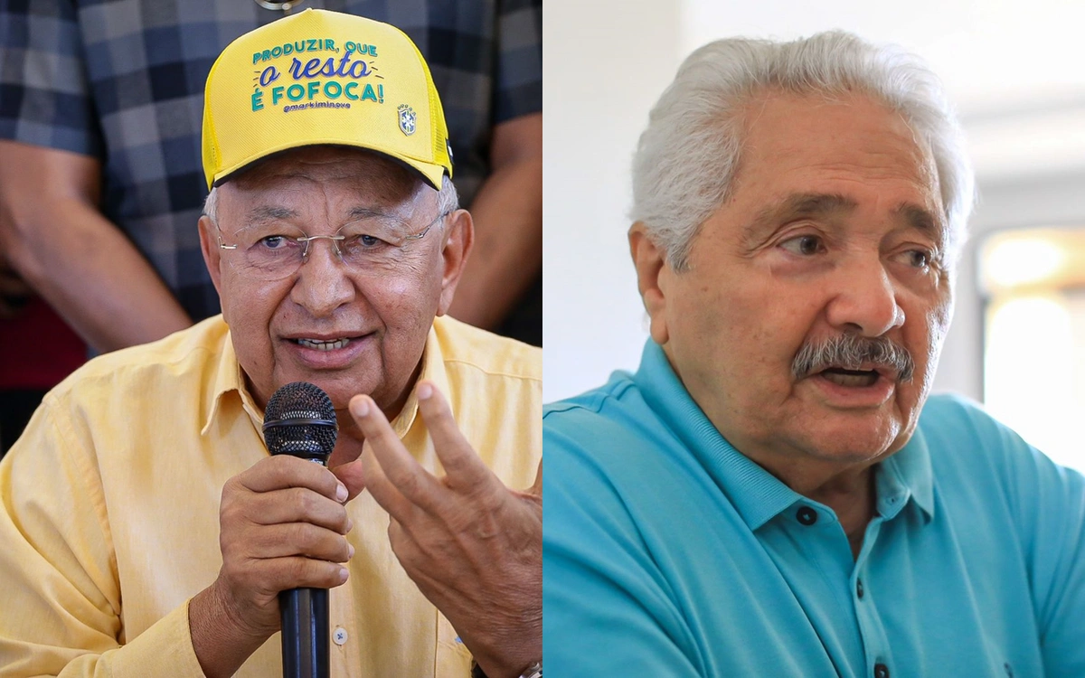 Prefeito Dr. Pessoa e o senador Elmano Férrer