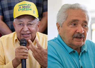 Prefeito Dr. Pessoa e o senador Elmano Férrer